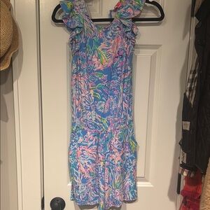 Lilly Pulitzer Blue and Pink Mini Dress